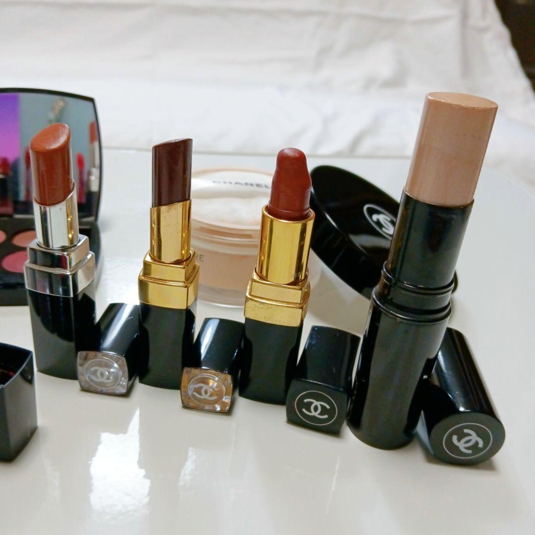 CHANEL　シャネル　コスメまとめ売り　フェイスパウダー　アイシャドウ　リップ