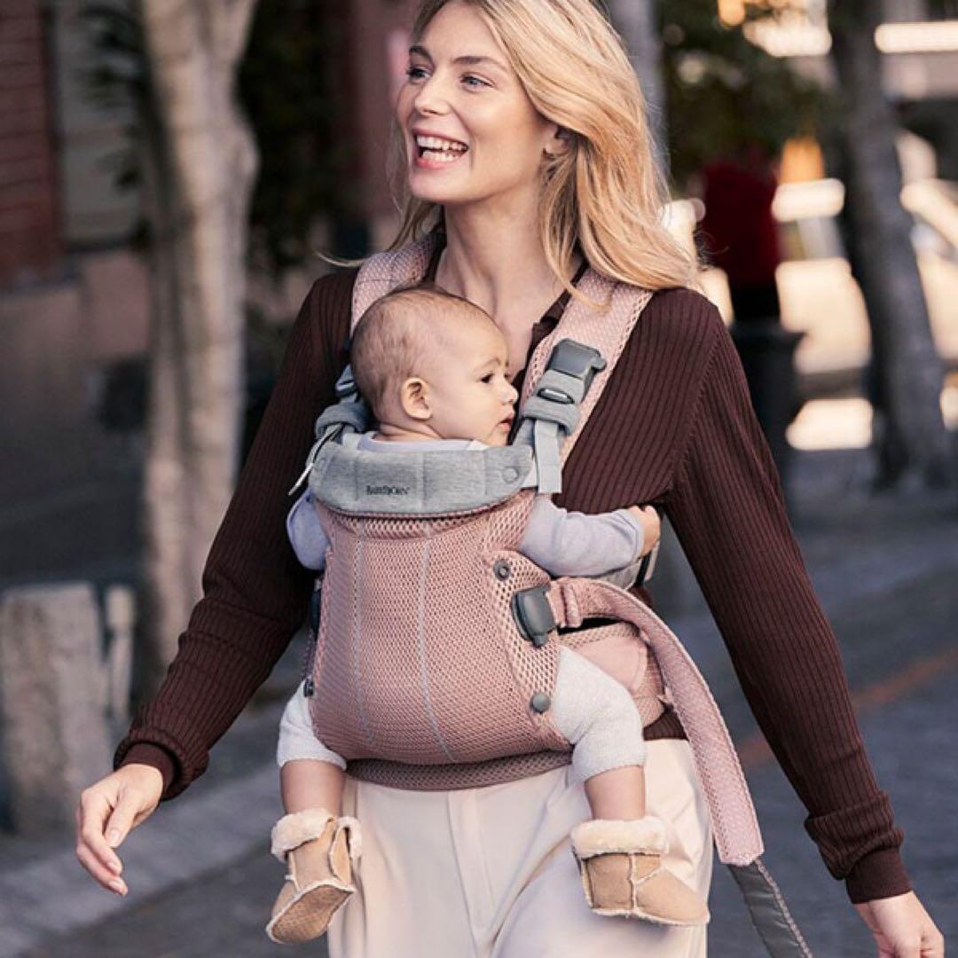 美品 BabyBjorn ベビービョルン ベビーキャリア ハーモニー ピンク