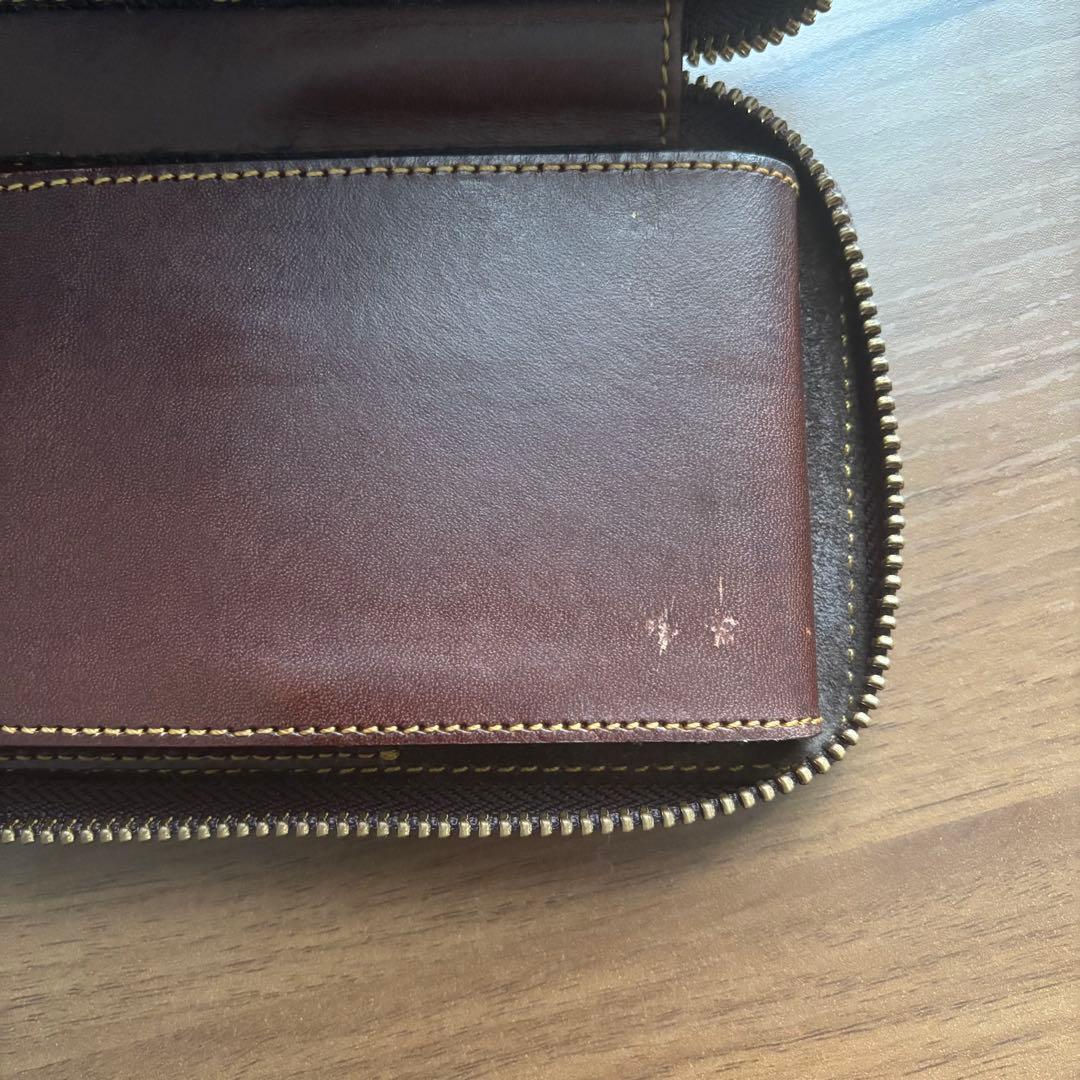 ※最終値下げ バハギア ラウンドジップペンケース プエブロ オリーバ