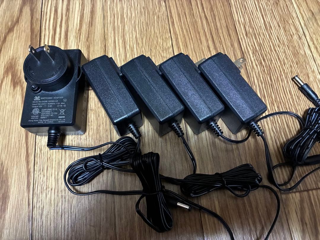 ANRAN 15インチモニター無線WiFi防犯カメラキット 4台セット