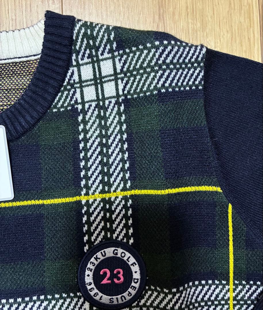 23区ゴルフ長袖ニットセーター婦人レディースM