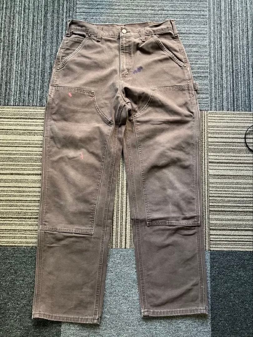 【ゴールデンサイズ】Carhartt ペインターパンツ ダブルニー　32x32