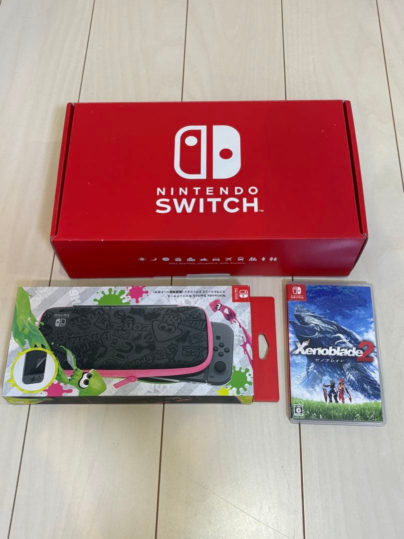 Nintendo Switch 本体★キャリングケース★ゼノブレイド2ソフト