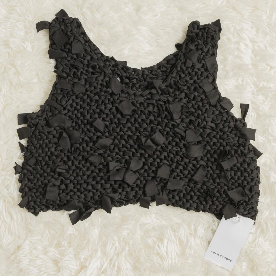 未使用 ADAM ET ROPE アダムエロペ 25AW テープヤーンベスト