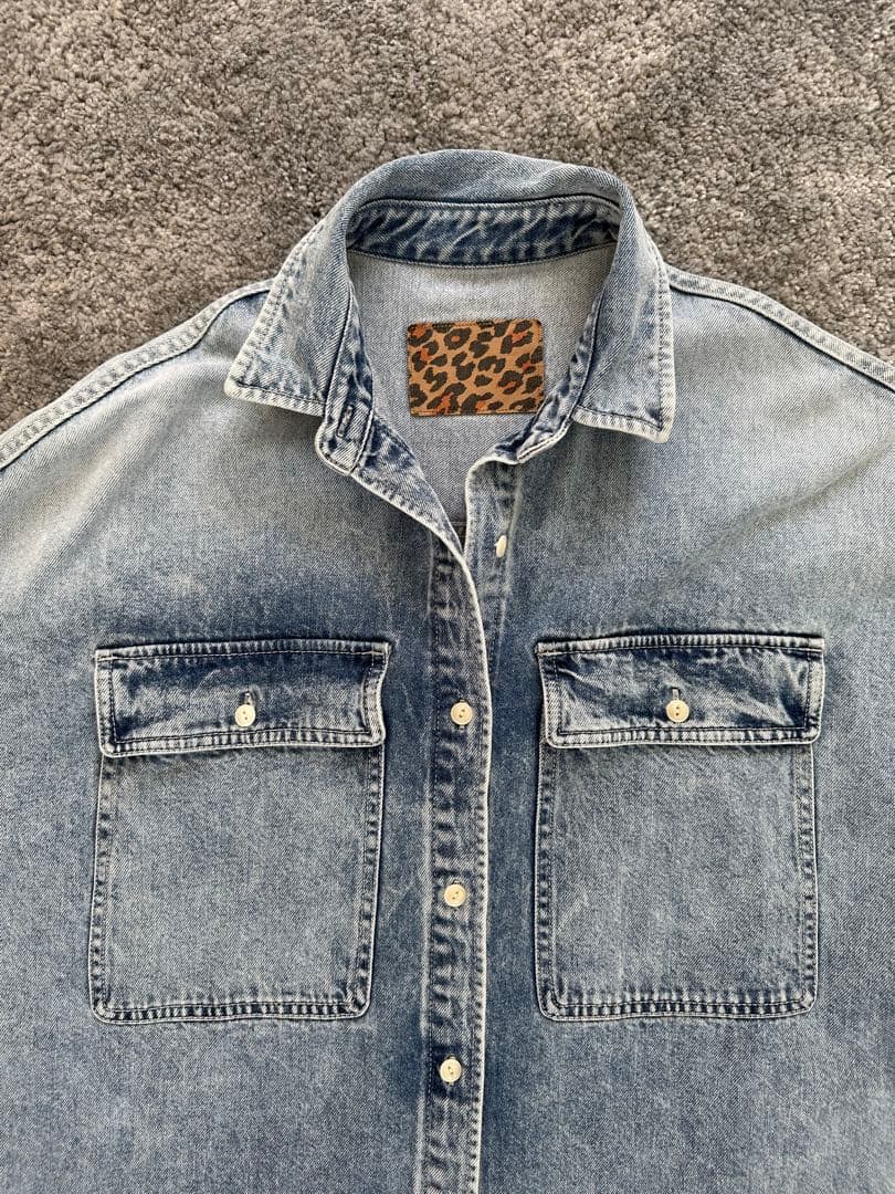 ウィムガゼット　デニムオーバーシャツ　Gジャン