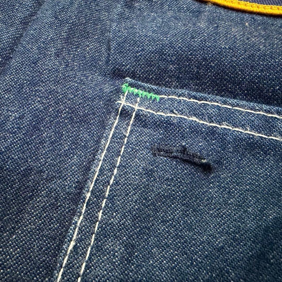 USA製80s◯BIGBEN ビッグベン カバーオール 裏地 濃紺 44 XL