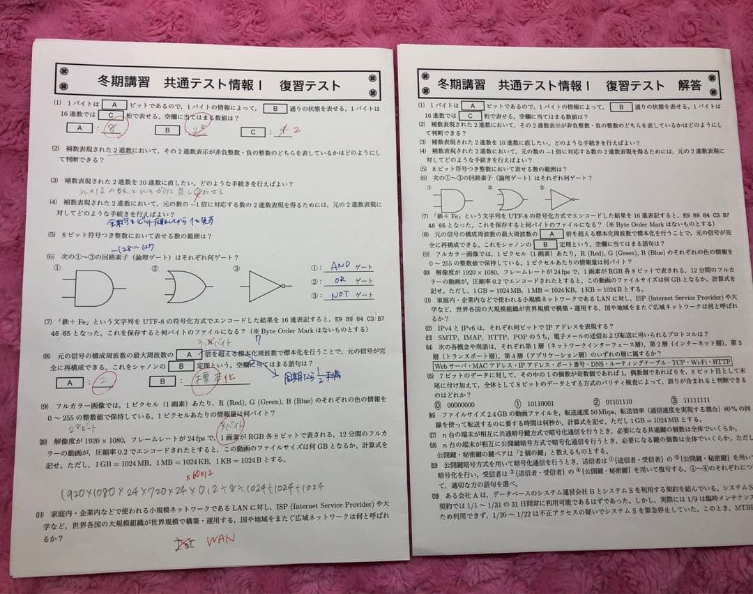 鉄緑会 共通テスト情報I テキスト 2024 冬期講習セット