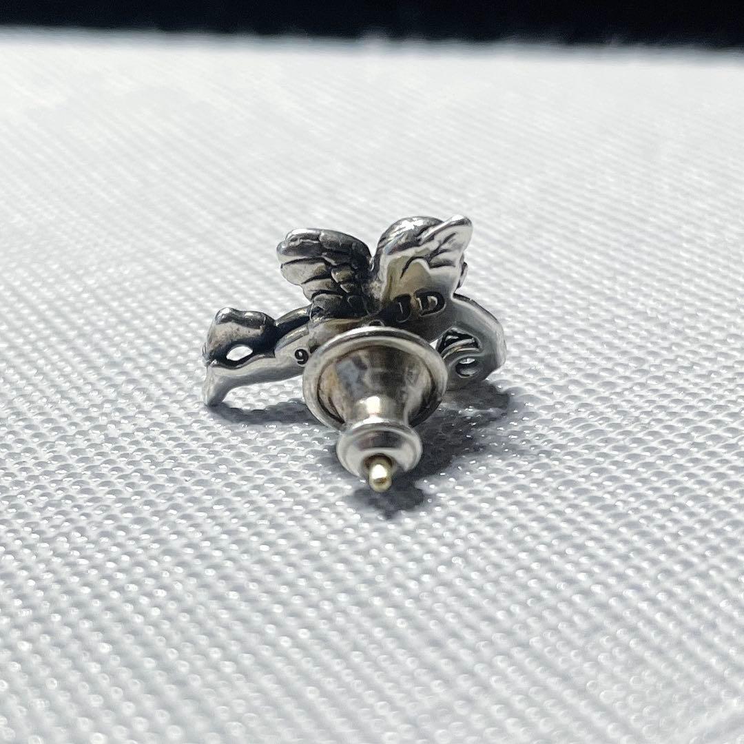 ジャスティンデイビス　ピアス　天使　ジルコニア　エンジェル　片耳