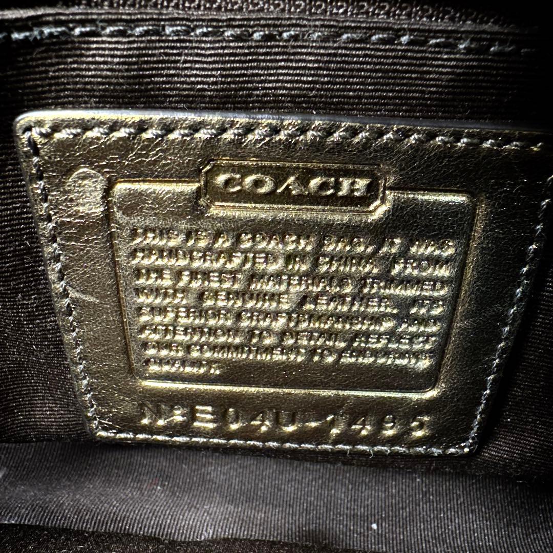 希少・限定版 COACH Signature 2004秋 GOLD SOHO