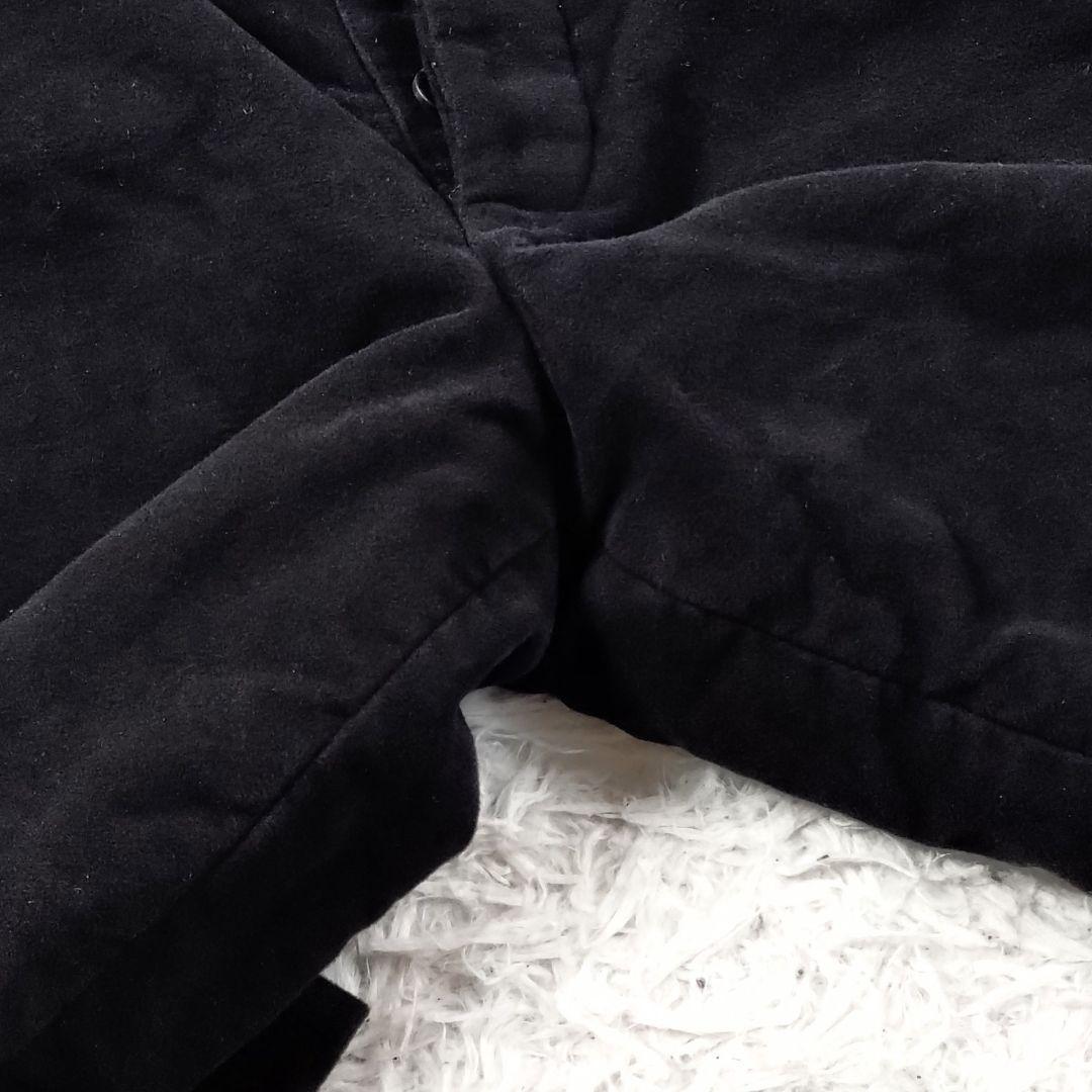 [美品]S.E.H KELLY　パンツ　ウールスウェード　ブラック　英国　L相当
