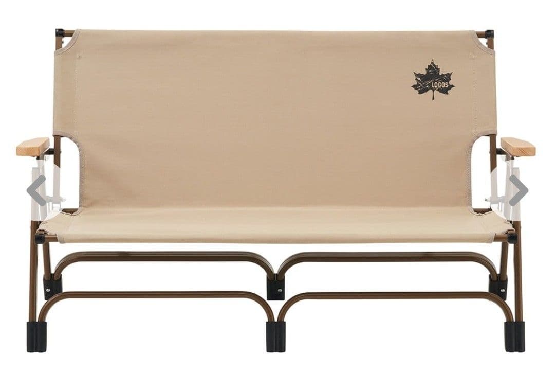 ロゴス　二人掛け アウトドアチェア　アウトドアベンチ　イス