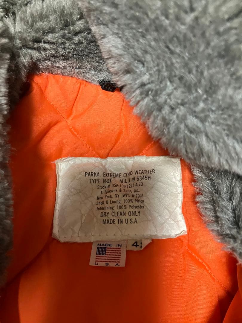 ビンテージGolden Fleece ミリタリージャケット ファー付き