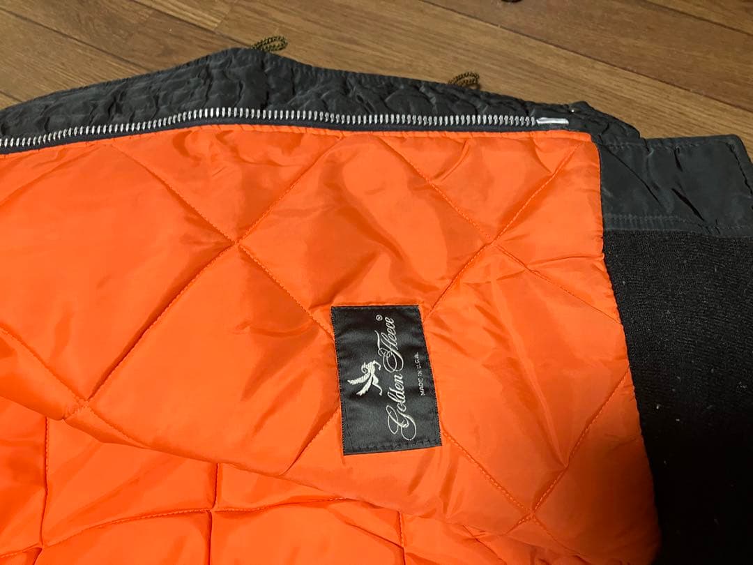 ビンテージGolden Fleece ミリタリージャケット ファー付き