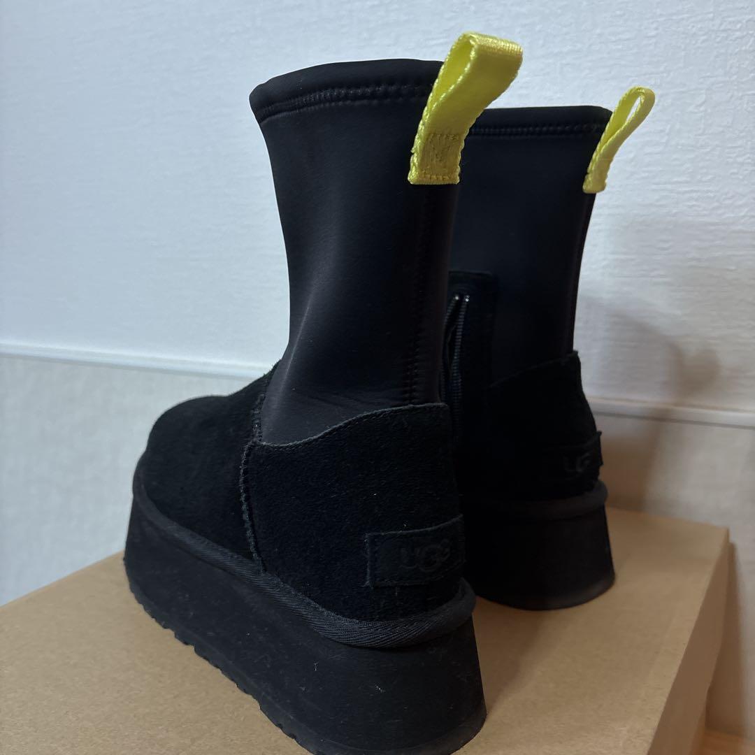 UGG ブラック ブーツ　CLASSIC DIPPER ムートン　ロング