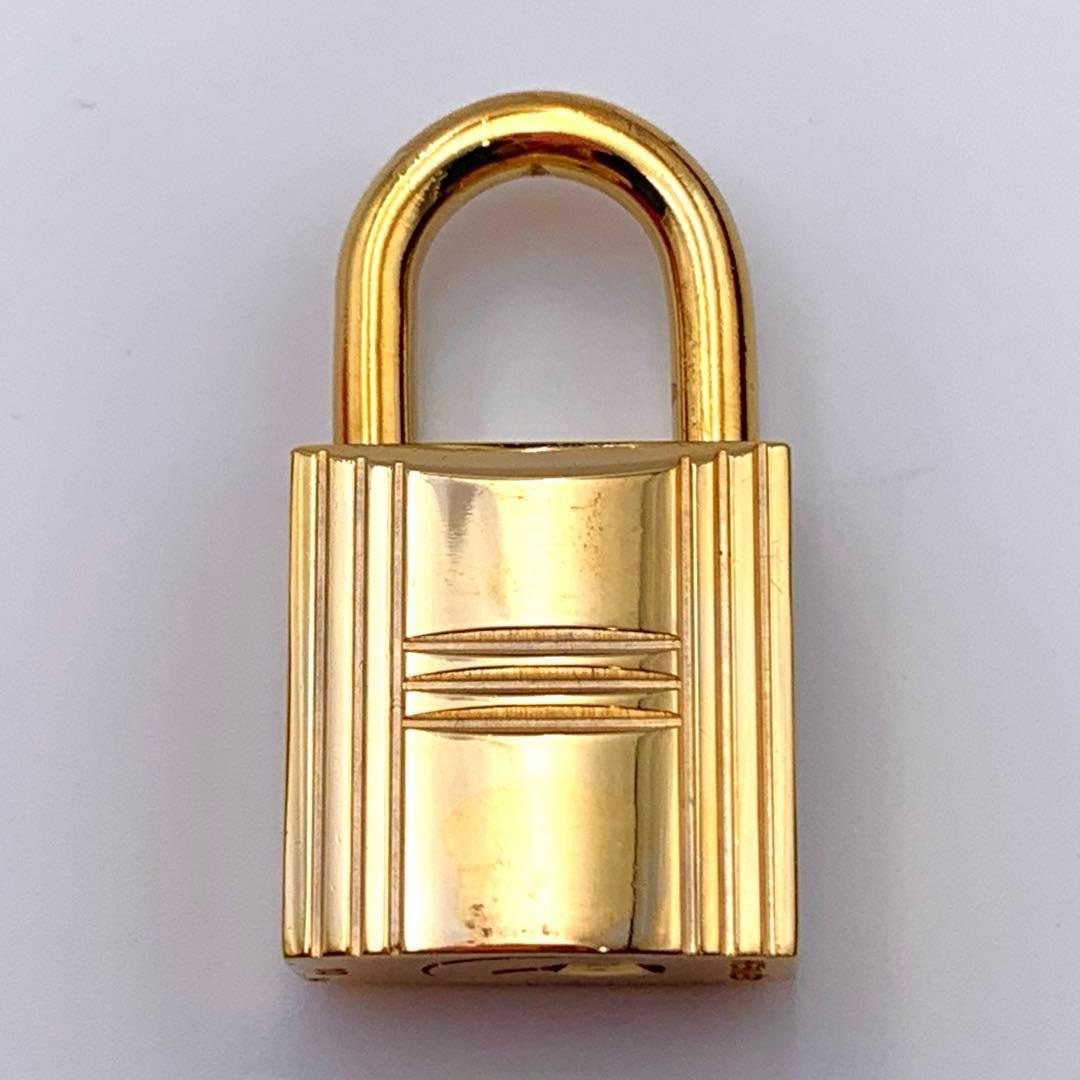 HERMESエルメス カデナ 110番 ゴールド 24Kメッキ 鍵付き 南京錠
