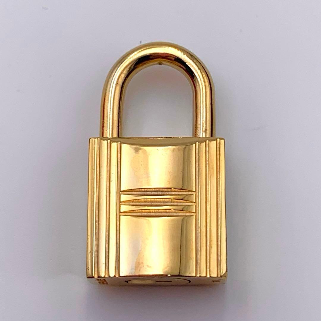 HERMESエルメス カデナ 110番 ゴールド 24Kメッキ 鍵付き 南京錠