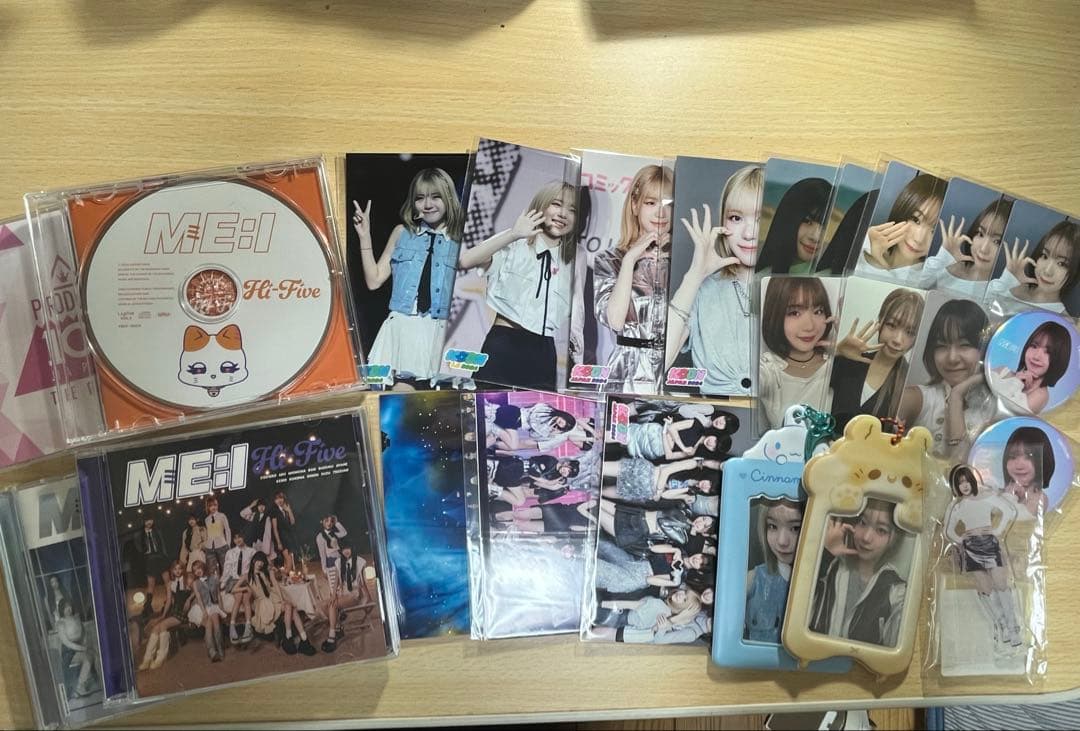 海老原鼓 ME:I つづみ 村上璃杏 アルバム トレカ アクスタまとめ売り