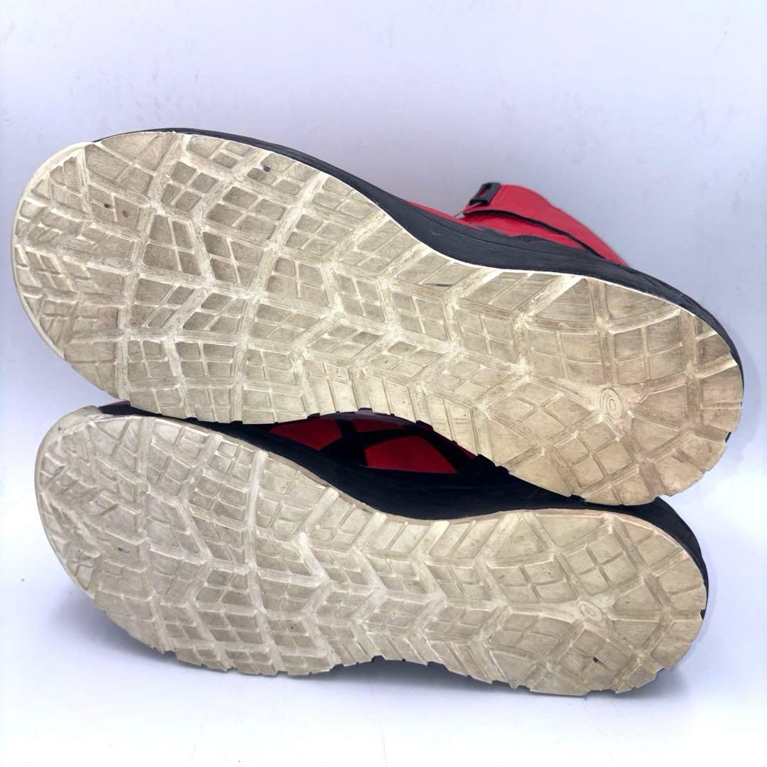 ASICS アシックス ウィンジョブ CP304 安全靴【27cm】レッド ボア
