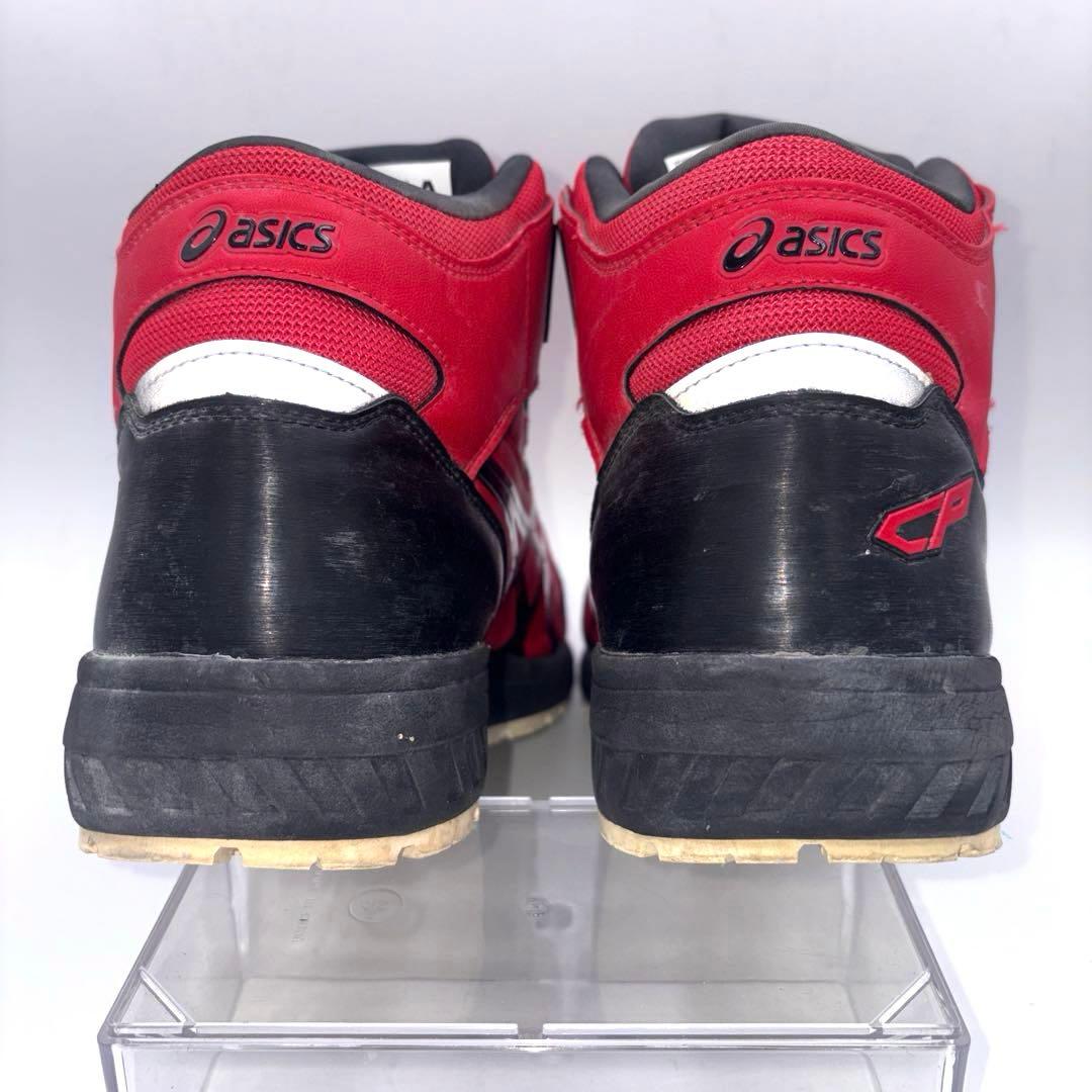 ASICS アシックス ウィンジョブ CP304 安全靴【27cm】レッド ボア