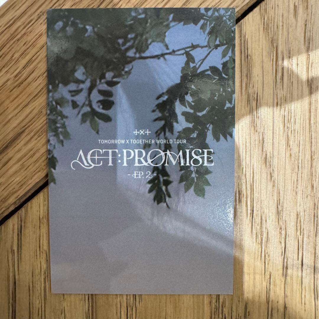 txt tomorrow x together ヨンジュン トレカ