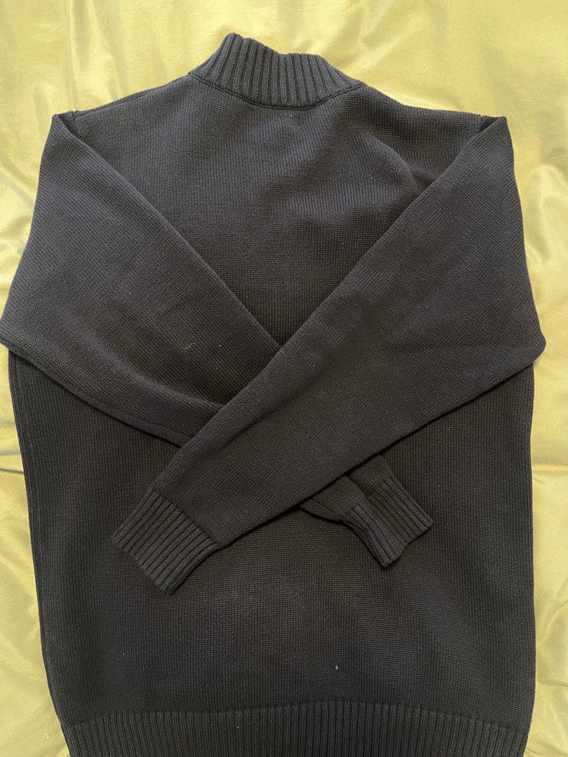 【タグ付き】POLO RALPH LAUREN ネイビー　ジップアップニット