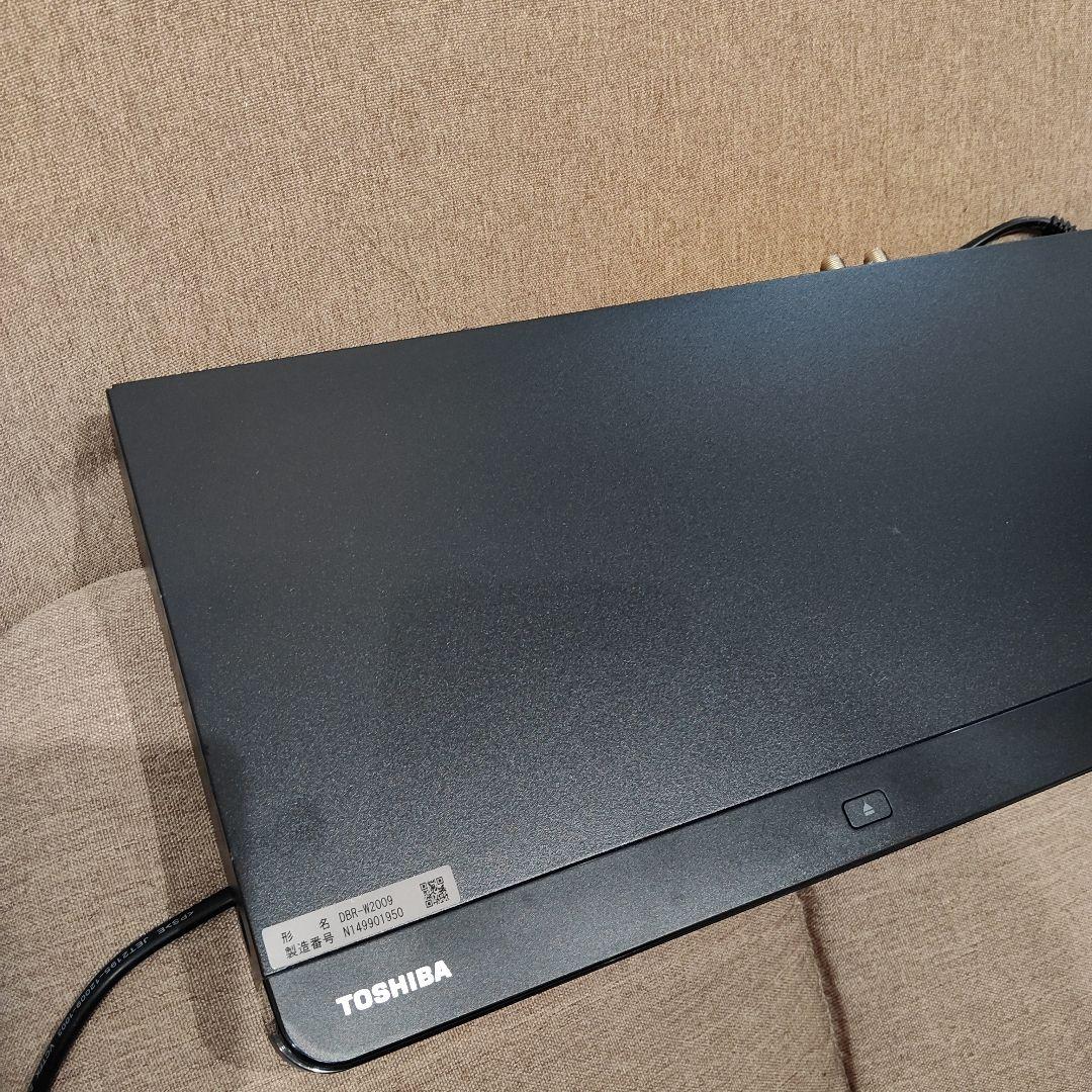 TOSHIBA 東芝 ブルーレイディスクレコーダー DBR-W2009