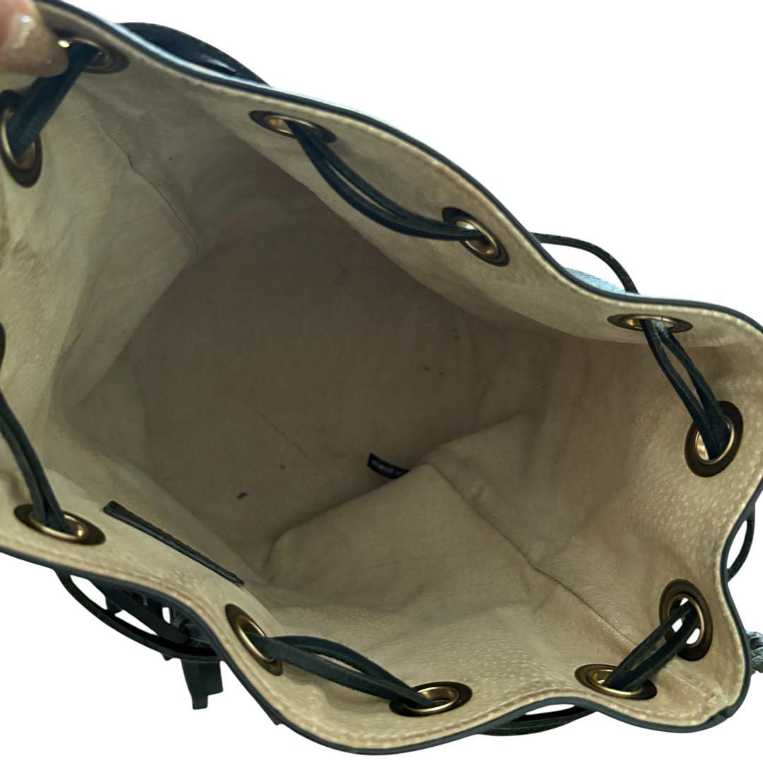 J&M DAVIDSON フリンジ　カーニバル　巾着バッグ　ワンショルダー