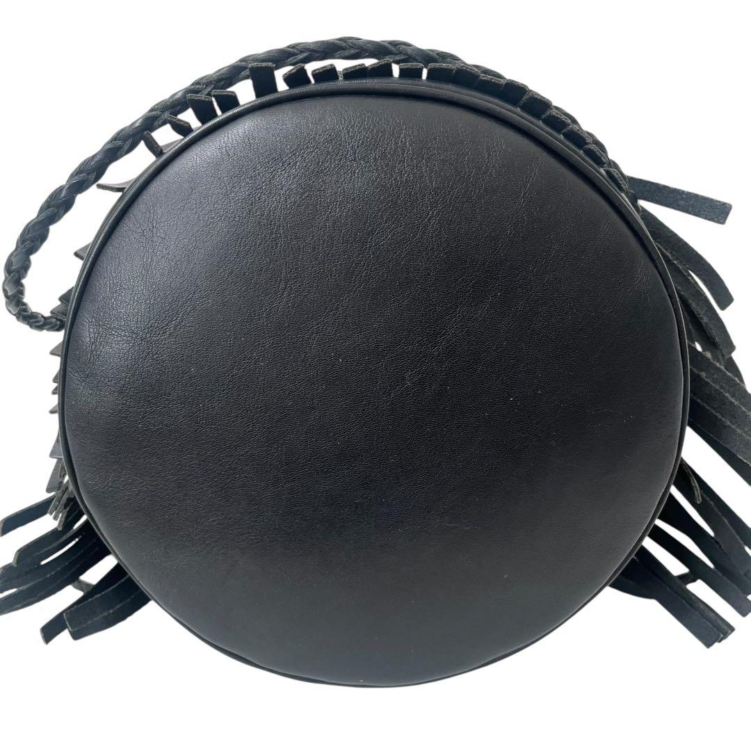 J&M DAVIDSON フリンジ　カーニバル　巾着バッグ　ワンショルダー