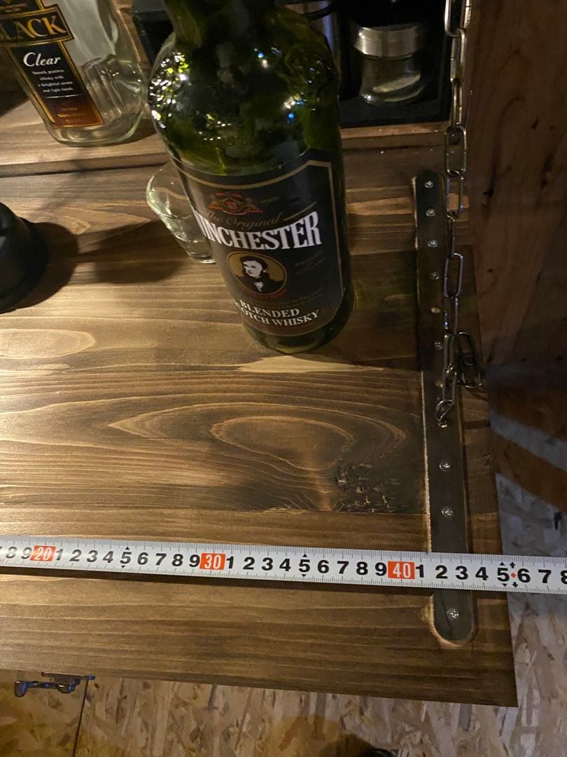 壁掛けテーブル　壁掛け収納　インダストリアル