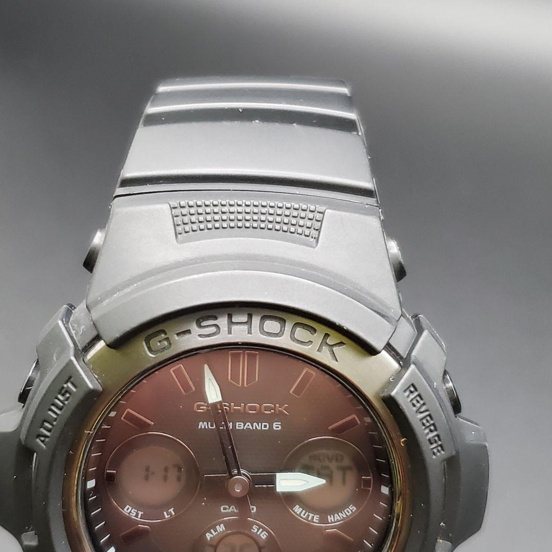 稼働品 G-SHOCK カシオ タフソーラー 電波 黒 メンズ