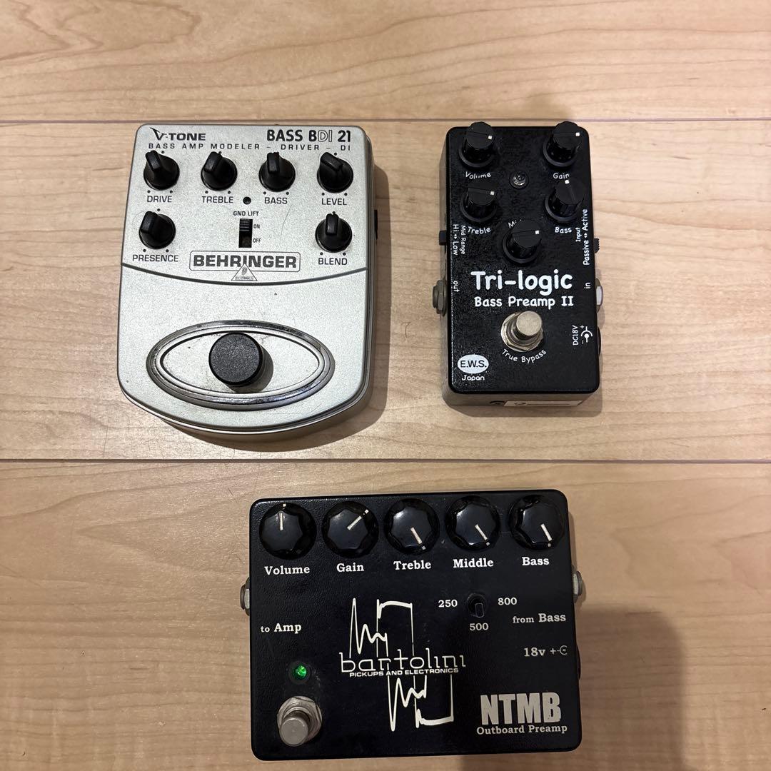 ベースプリアンプ3台セット　※ジャンク