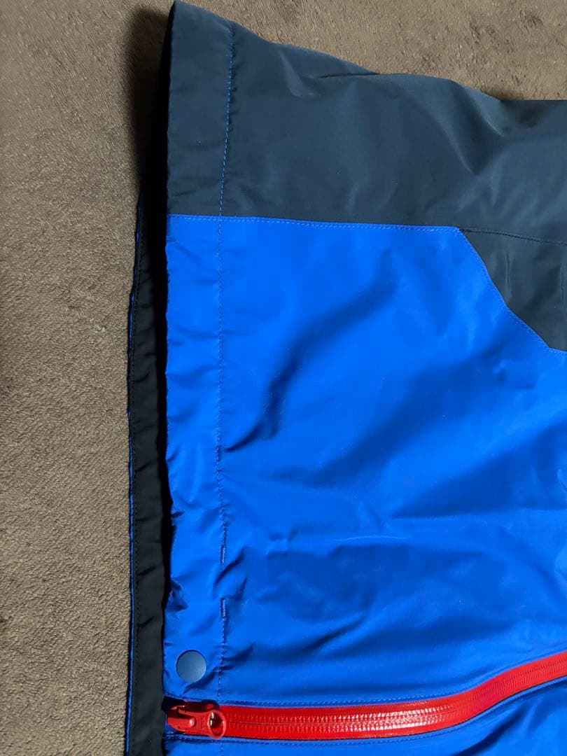 モンベル ドロワッドパーカ メンズ L 青　ゴアテックス 登山 スノボウェア上下