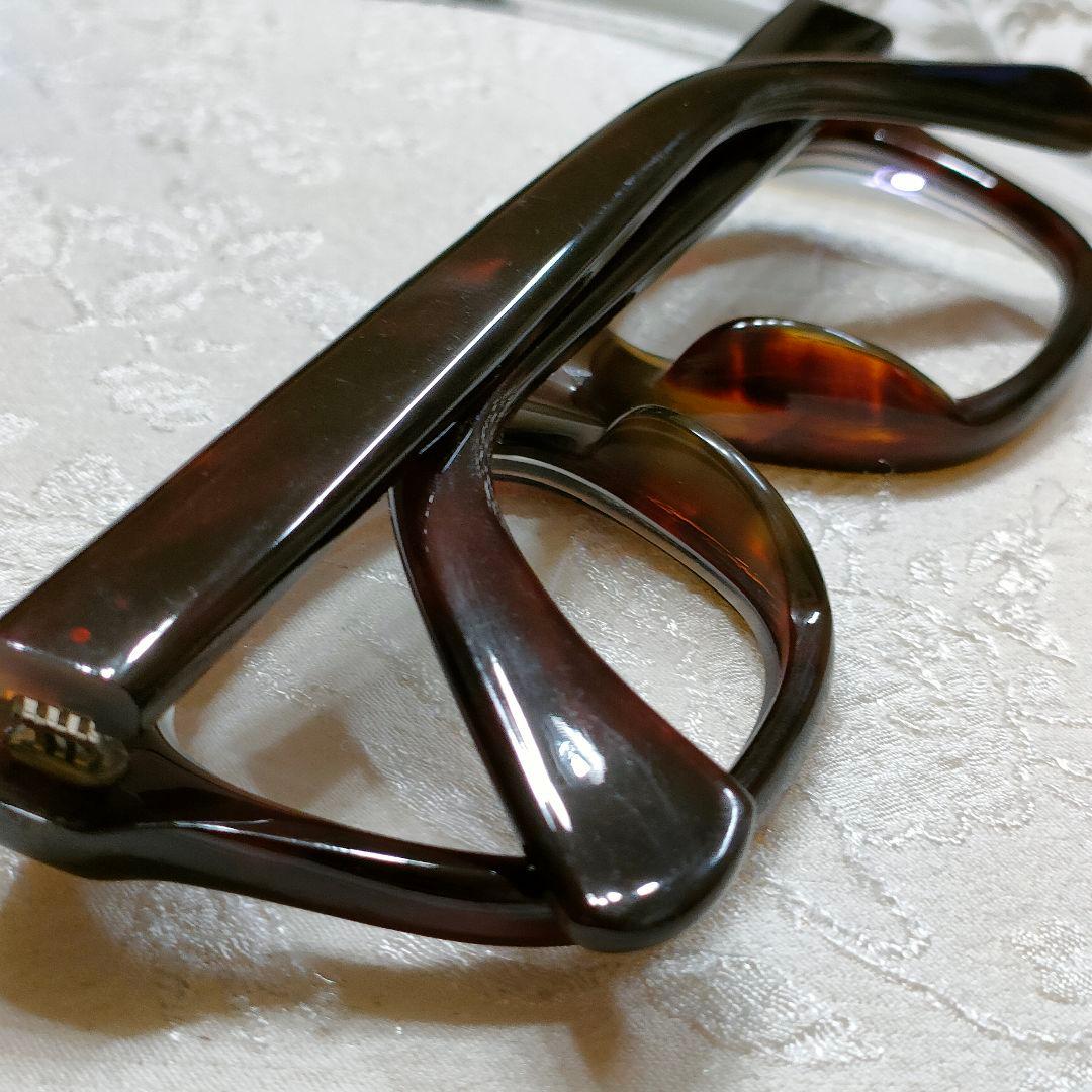 BS89　鼈甲べっ甲　メガネ　中度老眼鏡