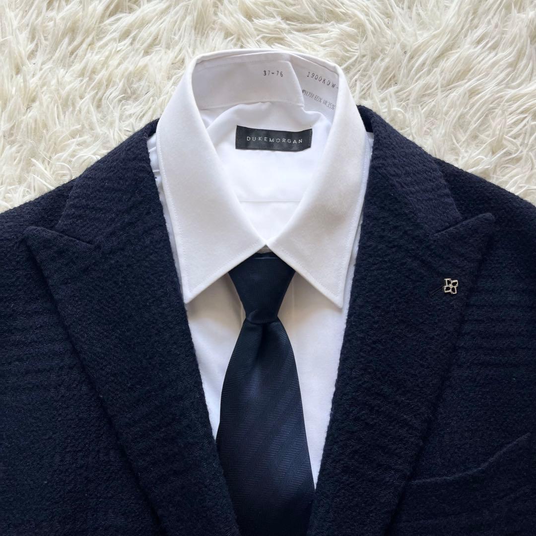 <美品>TAGLIATORE darwin ネイビー ウール ジャケット 50