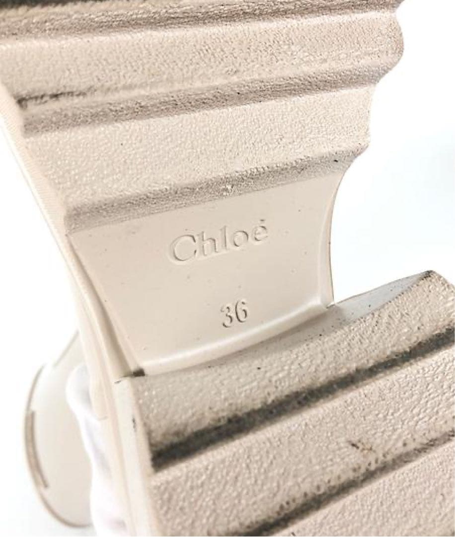 ✨格安✨クロエ　CHLOE　レインブーツ　ベージュ　36サイズ
