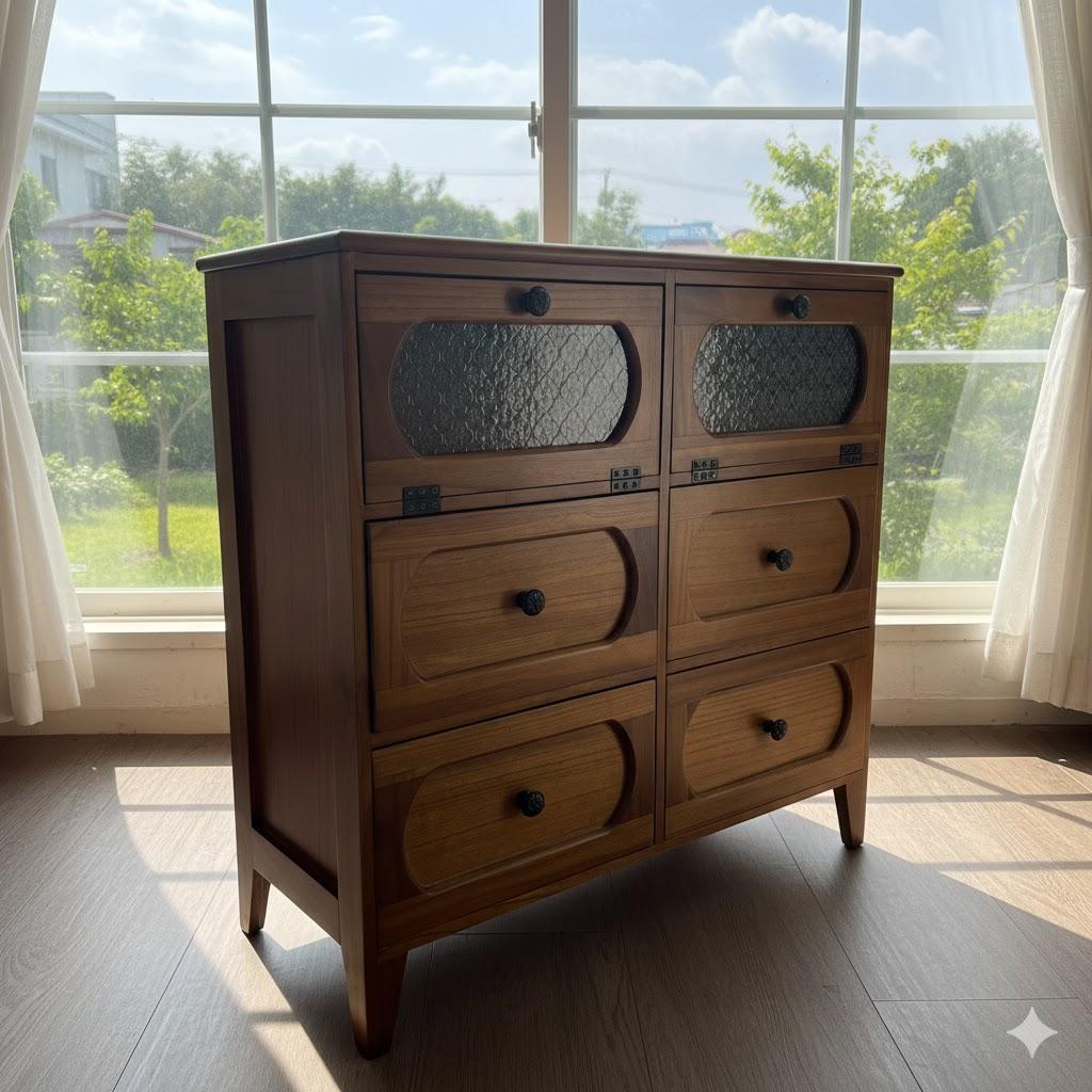 訳あり　アウトレット　アンティーク調　チェスト　キャビネット