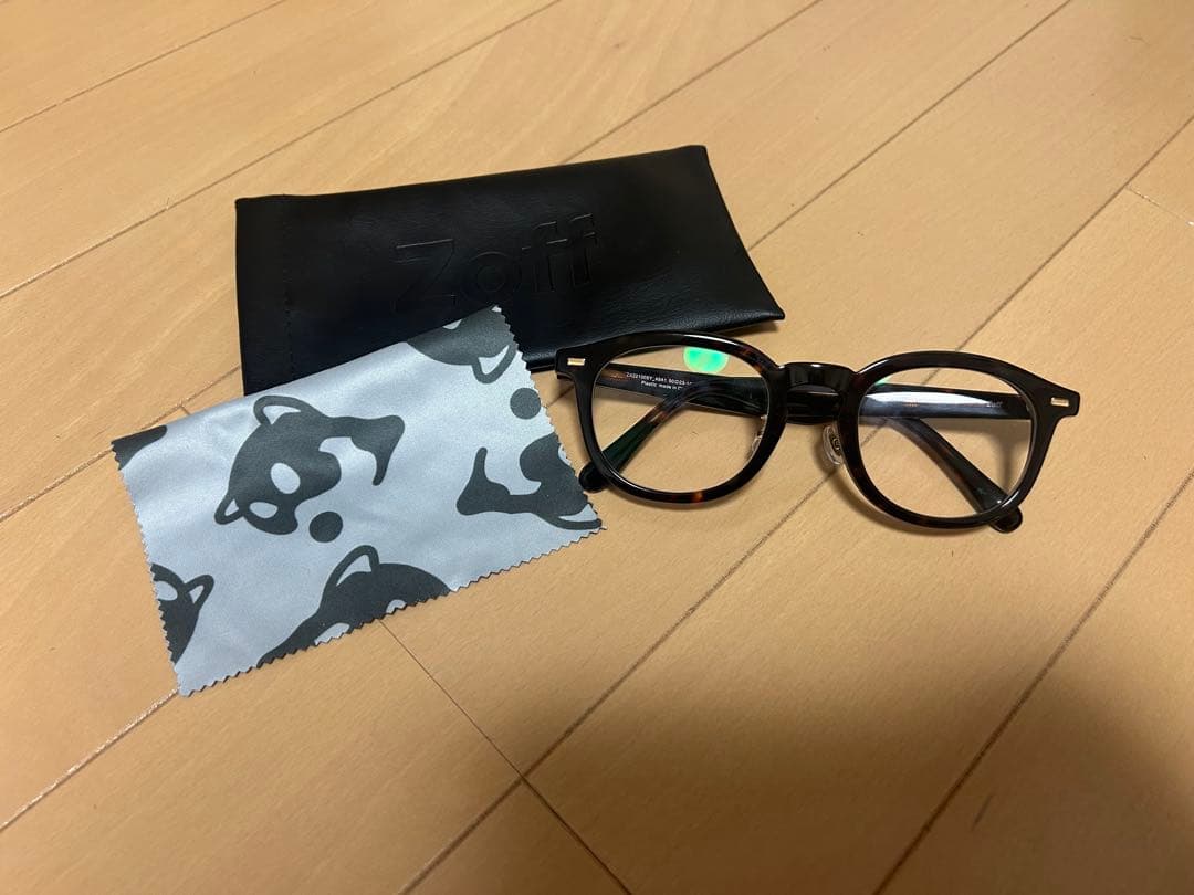 Zoff ウェリントン型　ベッコウメガネ