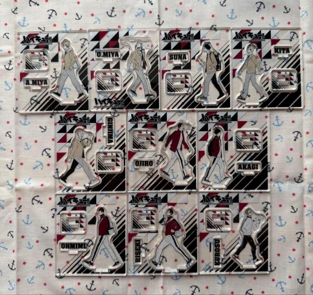 ハイキュー　アクリルフィギュアコレクション　稲荷崎　第7弾　コンプリート