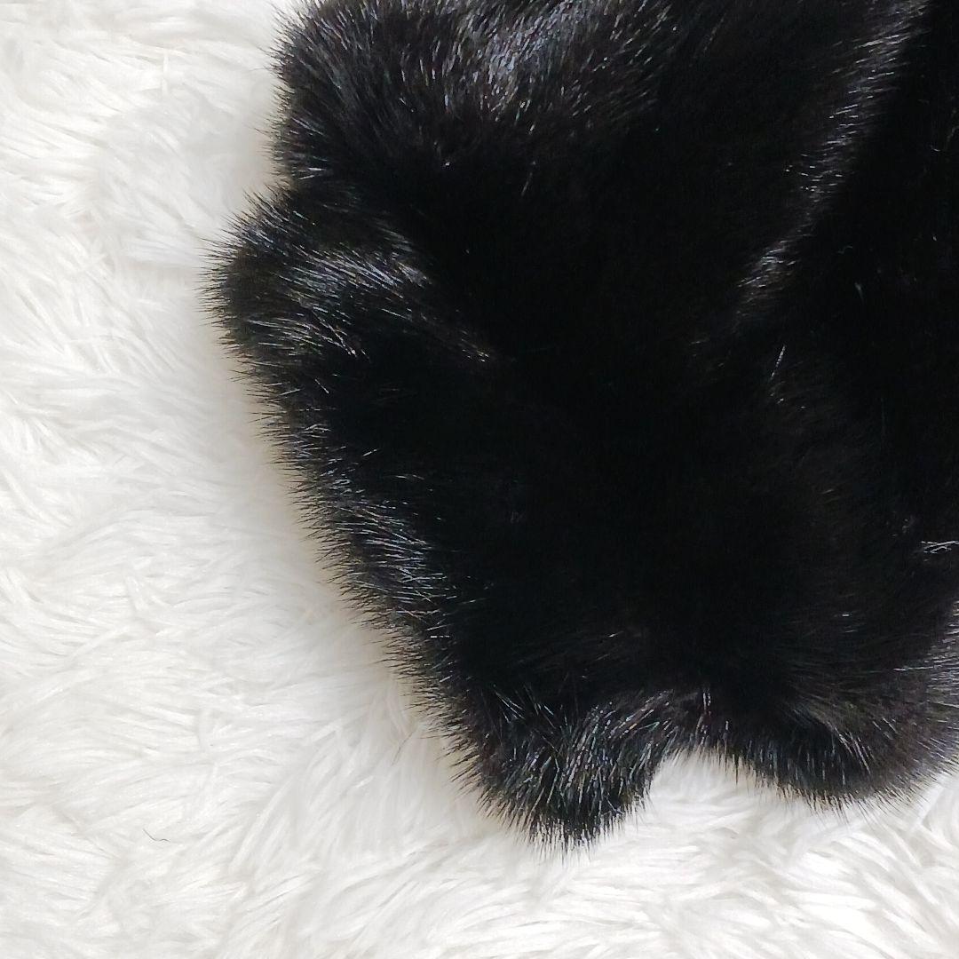 ✨極美品✨トーホーミンク TIGUE ミンクコート 黒 11