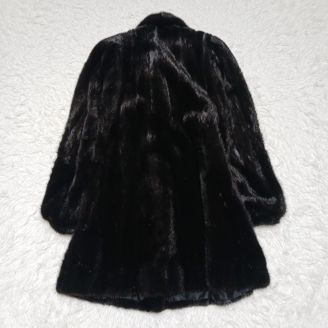 ✨極美品✨トーホーミンク TIGUE ミンクコート 黒 11