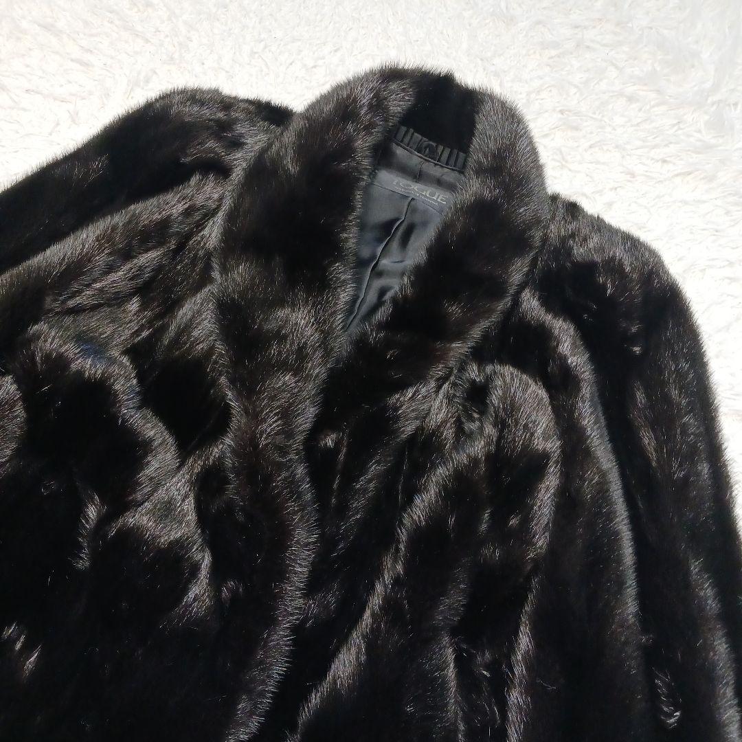 ✨極美品✨トーホーミンク TIGUE ミンクコート 黒 11