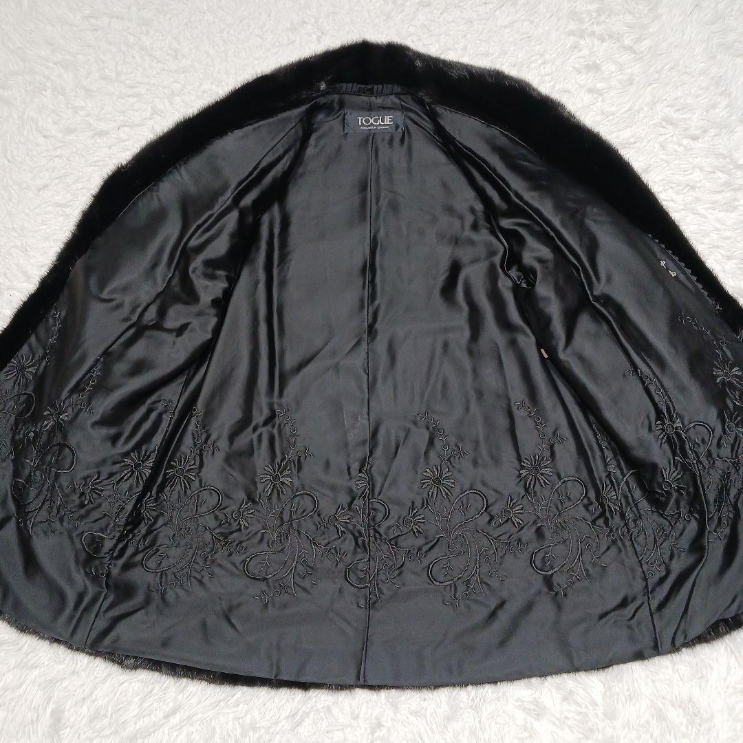 ✨極美品✨トーホーミンク TIGUE ミンクコート 黒 11