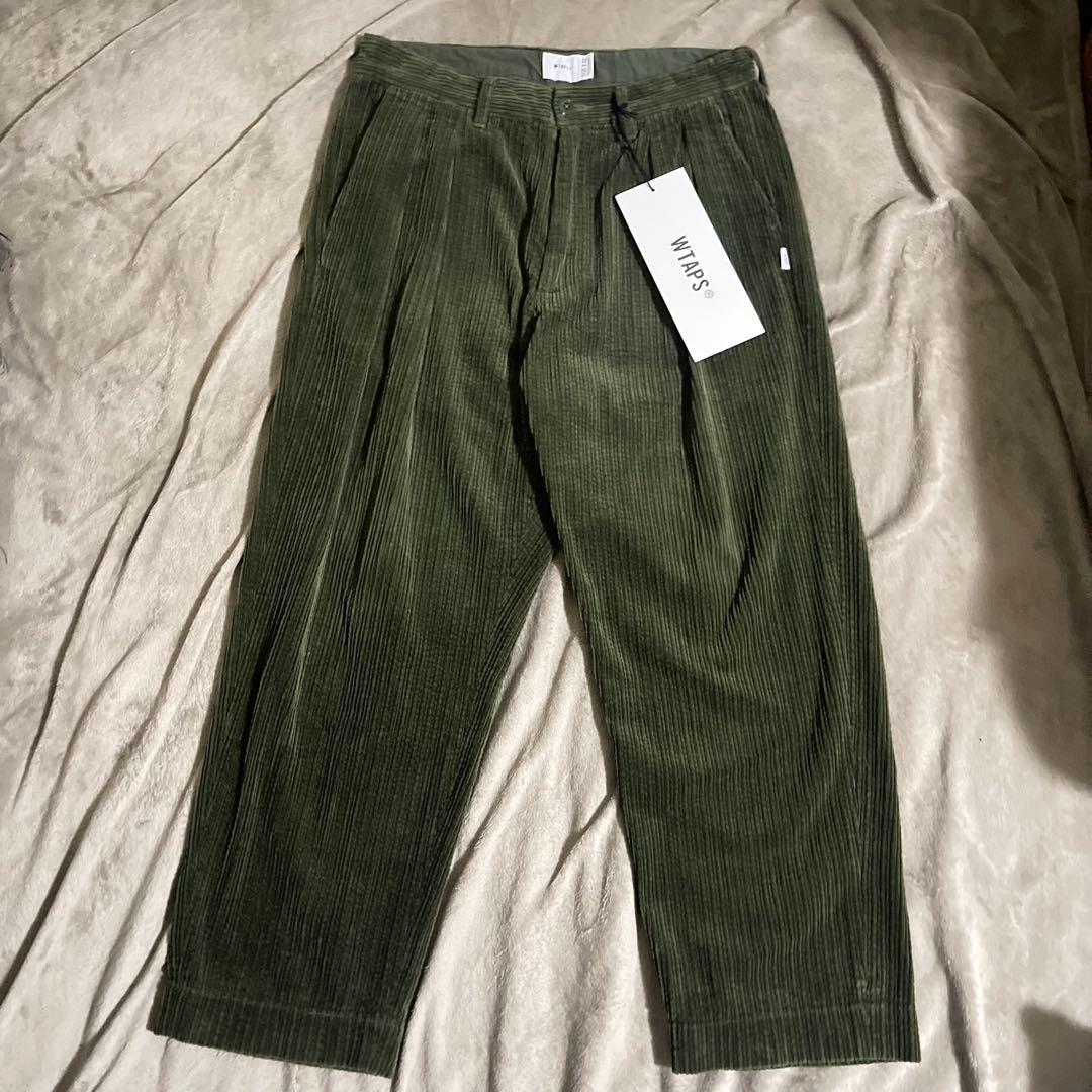 WTAPS TUCK 02 コーデュロイ パンツ OLIVE ZORN着用