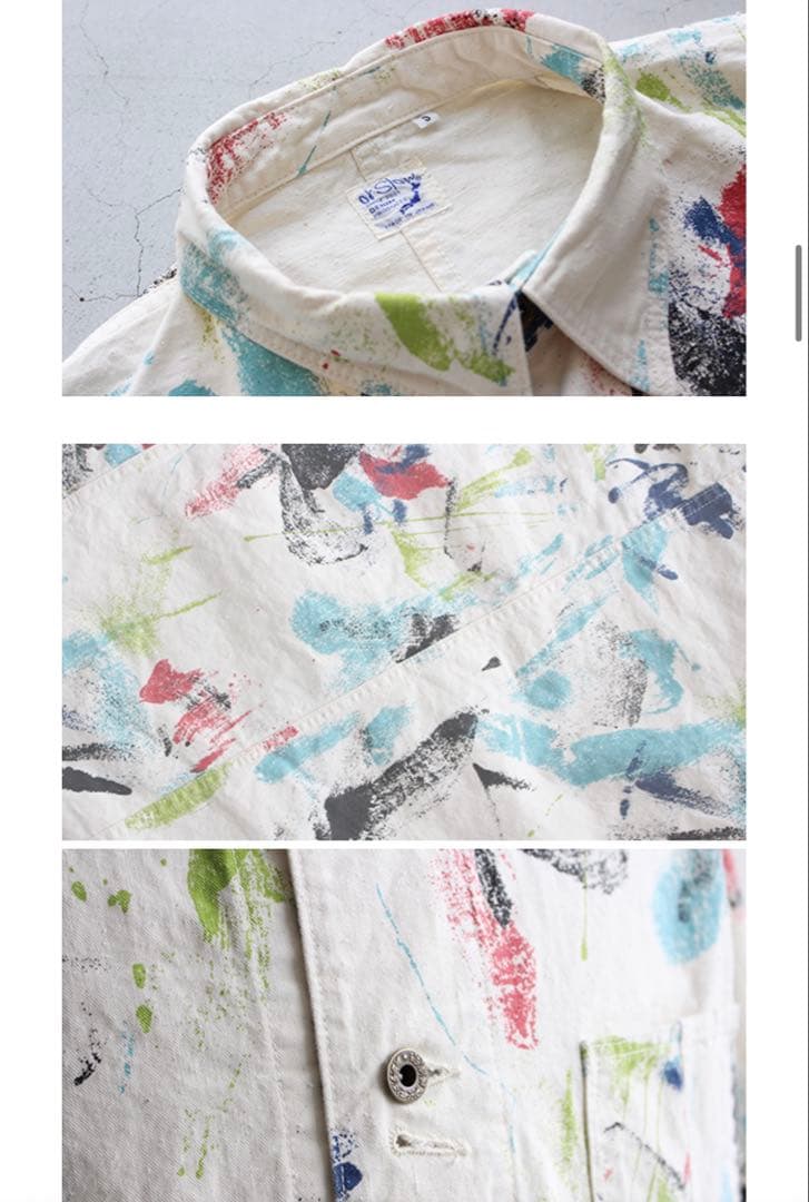 orslow 1940s ペイント カバーオール ジャケット ユニセックス