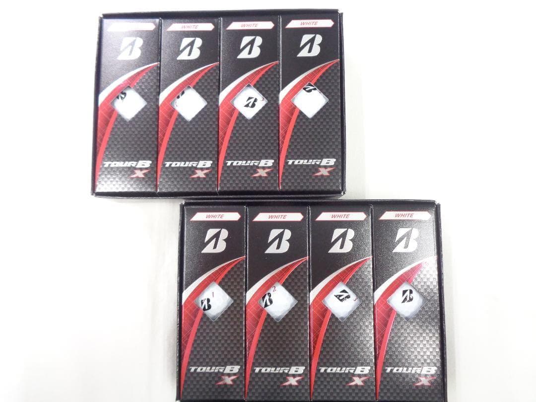 ★新品未使用★ブリヂストン TOUR B X ホワイト 2ダースセット