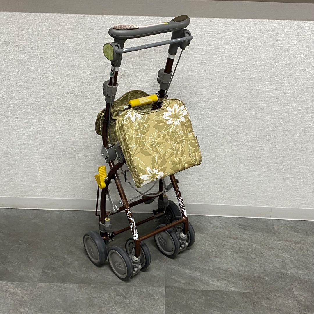 安寿 シルバーカー さんぽっぽ 折りたたみ式 D70