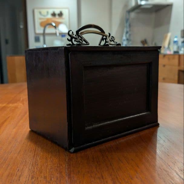 【貴重】麻雀 中国美術 麻雀牌 骨董 アンティーク レトロ　木箱 時代物