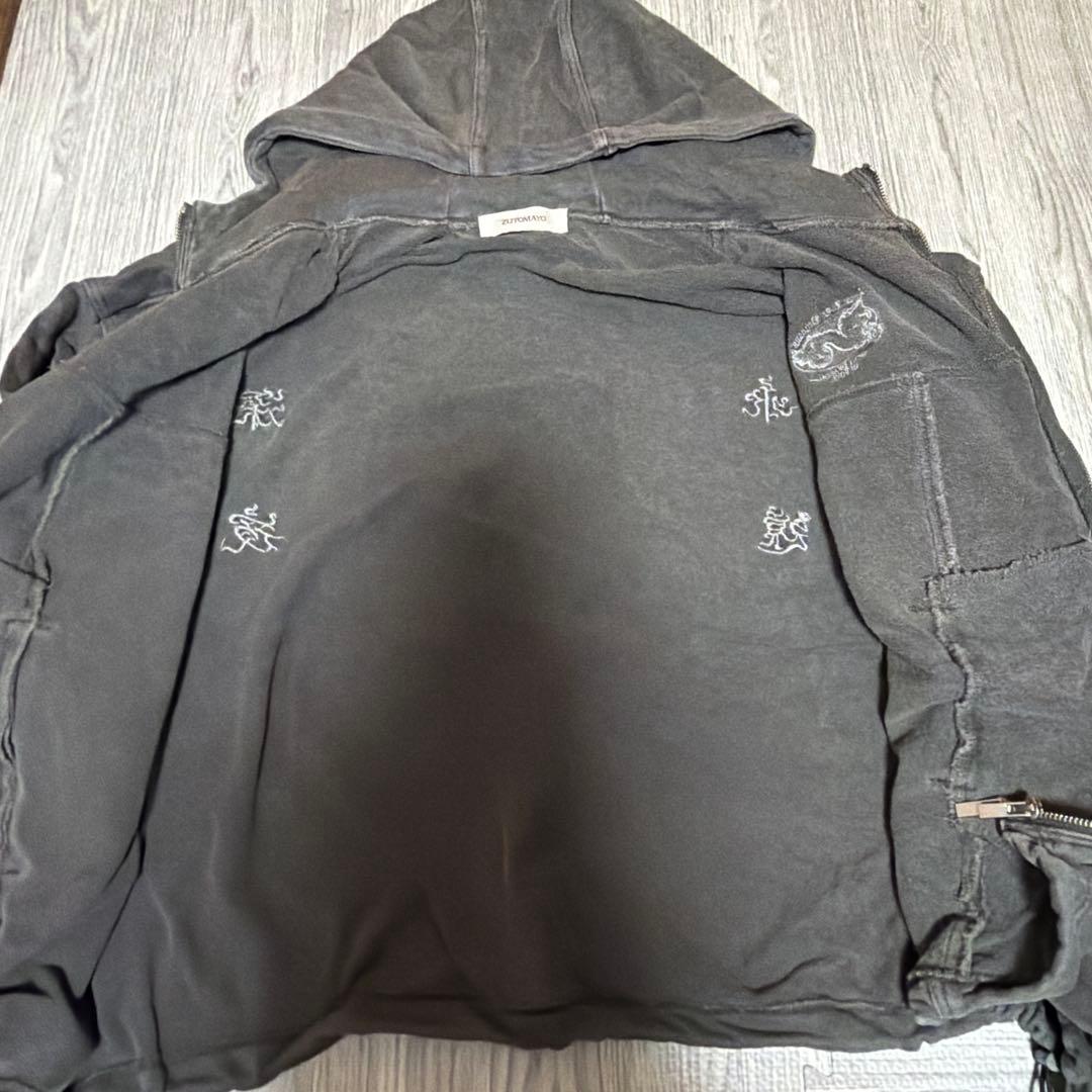 ずっと真夜中でいいのに　陰陽パーカー　ダブルジップ　ジャケット 写真追加〇