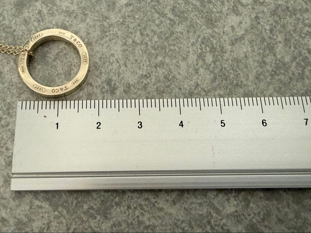 Tiffany & Co. AG925 サークルネックレス ペンダント シルバー