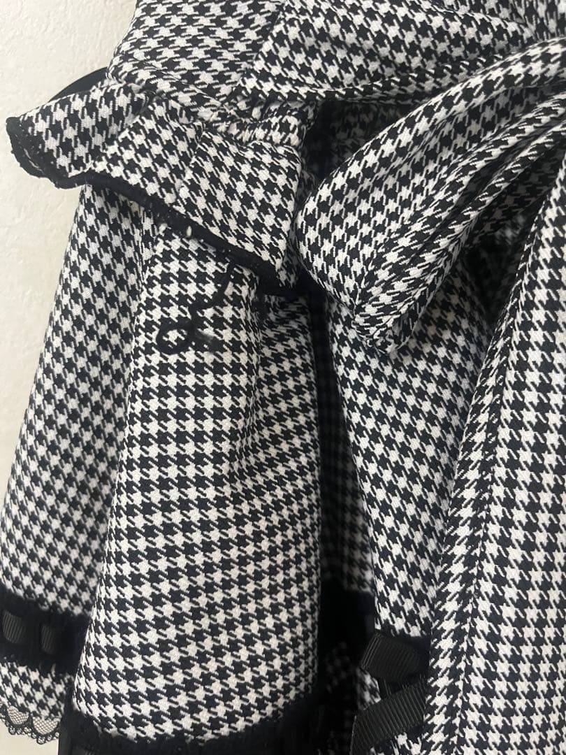 LIZLISA/リズリサ はしごリボンチェックティアードスカパン